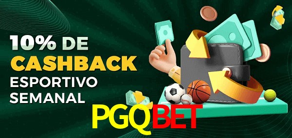 10% de bônus de cashback na PGQBET
